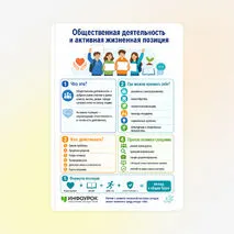 Памятка «Общественная деятельность и активная жизненная позиция»