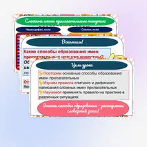 Презентация «Словообразование имен прилагательных. Правописание сложных имен прилагательных» по русскому языку (6 класс)