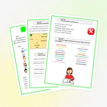 Рабочий лист к УМК Spotlight 5 Module 1c 
