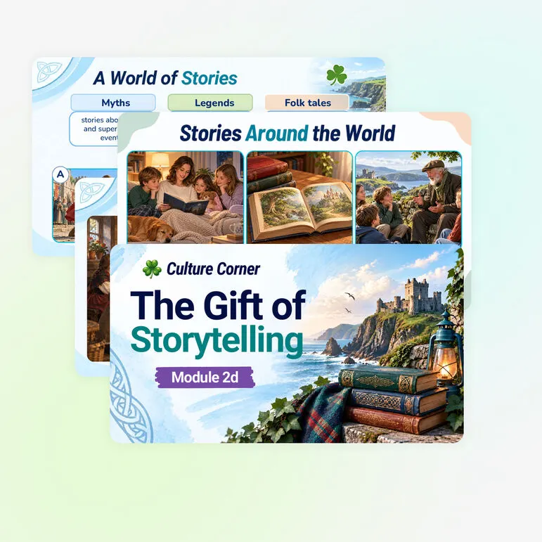 Spotlight 7, Module 2d Culture Corner «The Gift of Storytelling»