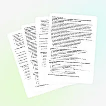 Spotlight 7 Entry Test Входная контрольная работа для 7 класса (5 вариантов)