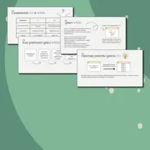 Презентация «Циклы в Python: for и while»