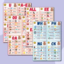 Spotlight 2, 3. Фониксы. Карточки для чтения (Phonics. Reading cards)