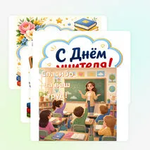 Украшение кабинета ко Дню учителя (речевые облачка)
