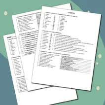Рабочие листы «Контрольная работа по английскому языку 8 класс, модуль 3, Spotlight»