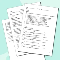 Входная контрольная работа по английскому языку для 7 класса (Entry Test -7)