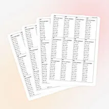 Набор карточек для отработки табличного умножения и деления в два действия (3 класс)