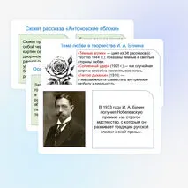 Презентация «Тема любви в произведениях И. А. Бунина («Антоновские яблоки», «Чистый понедельник»). Образ Родины»