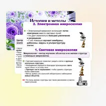 Презентация по биологии (10 класс) «История и методы изучения клетки. Клеточная теория» (В.В. Пасечник)