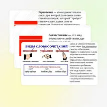 Словосочетание. Виды словосочетаний. Типы подчинительной связи в словосочетаниях