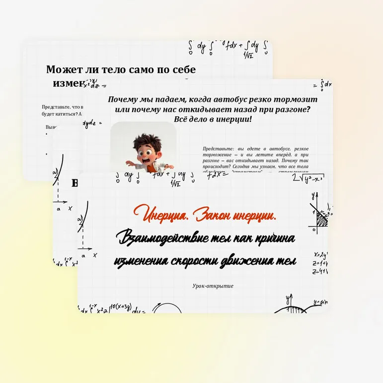 Инерция. Закон инерции. Взаимодействие тел как причина изменения скорости движения тел
