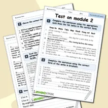 Контрольная работа по английскому языку модуль 2 Spotlight -9