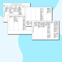 Шаблон технологической карты