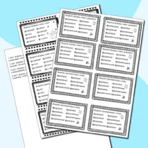 Пятиминутки. Карточки-вклейки «Однокоренные слова и форма слова»