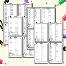 Карточки- пятиминутки по математике по теме «Таблица умножения чисел 2,3,4,5,6,7,8,9» .Математика. 2класс.
