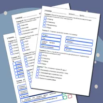 Рабочий лист по информатике на тему 