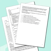Входная контрольная работа по английскому языку для 7 класса (Entry Test -7)
