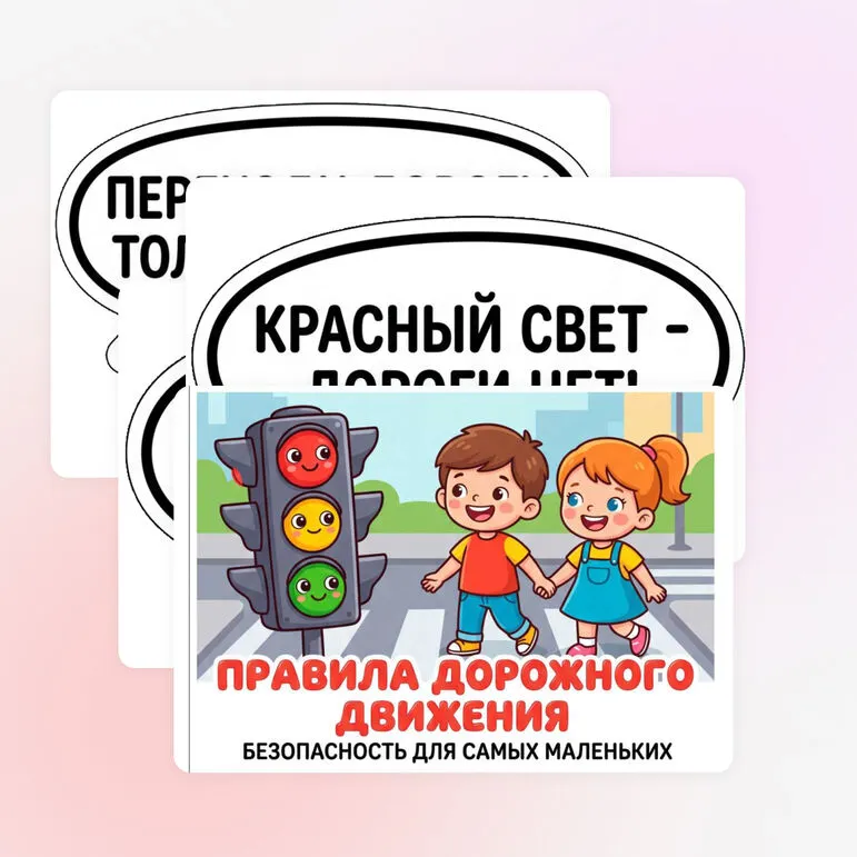 Комплект оформления по теме: «Правила дорожного движения»