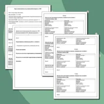 Карта психологического развития обучающегося с ОВЗ