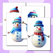 Снеговики 6 штук