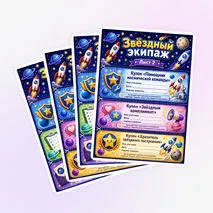 Купоны лагерных привилегий «Звёздный экипаж»