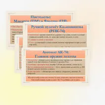 Презентация по ОБЗР для 8 класса на тему: Виды, назначение и тактико-технические характеристики стрелкового оружия и ручных гранат Вооруженных Сил Российской Федерации (огневая подготовка).