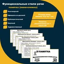 «Стили речи». Памятка. Разговорный, научный, официально-деловой, публицистический, художественный.