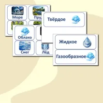 Набор опорных карточек по окружающему миру 