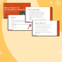 Презентация: Модальные глаголы Must, Mustn't, Needn't/Don't Have To