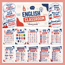 Оформление кабинета английского языка «English Classroom»