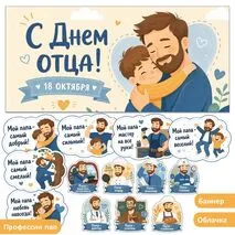 Оформление доски «День отца»