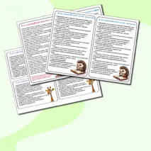 Памятки - вклейки по русскому языку: Как подготовиться к изложению; Как работать над сочинением; Как составлять план текста; Как составить рассказ о герое