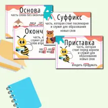 Наглядный материал: Состав слова