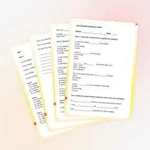 Тест по английскому языку «Present Continuous»