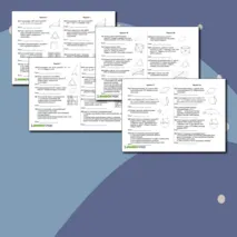 Карточки для подготовки к ОГЭ по математике (геометрия, задания 15 - 19)