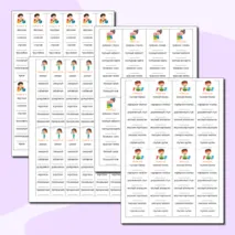 Карточки-пятиминутки, карточки-вклейки. Закладки «Прилагательное. Признаки прилагательных.Род, падеж, число,н.ф., разряд.