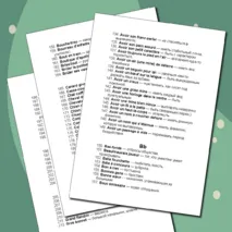 290 французских идиом с переводом. Выпуск 1