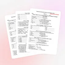 Комплект «Переходная проверочная работа по английскому языку» (2-9 классы)