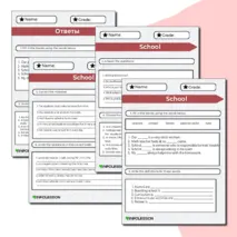 Рабочий лист по английскому языку на тему 
