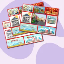 Дидактическая игра In the city. В городе