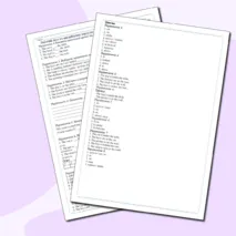 Рабочий лист по английскому языку по теме: Preposition of Place (Предлоги места)