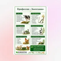 Памятка «Профессия «Зоотехник»»