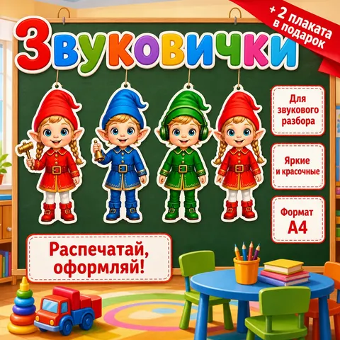 Наглядный материал. Звуковички