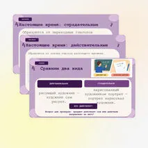«Действительные и страдательные причастия», русский язык, 7 класс.