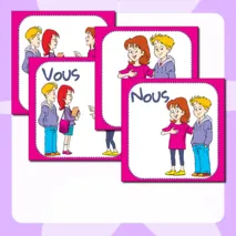Les pronoms personnels  Личные местоимения  на французском языке