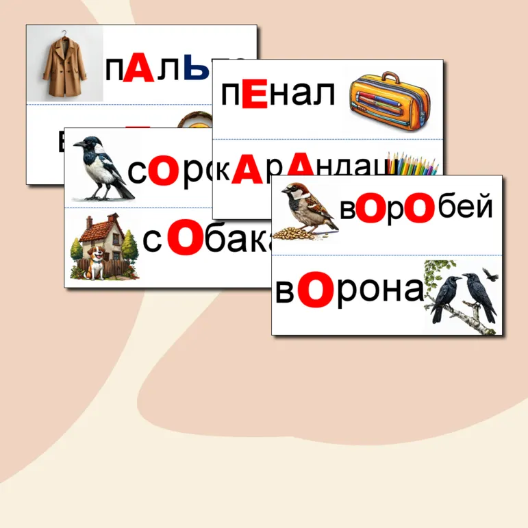 Словарные слова 1 класс