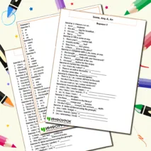 Проверочная работа по английскому языку 