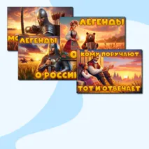 Легенды о России плакаты материалы для оформления