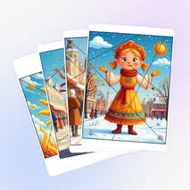 Пазлы «Масленица» (разрезные картинки)