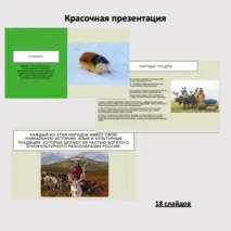 Природная зона Тундра, комплект к уроку (Презентация+рабочий лист). Окружающий мир (4 класс), Внеурочная деятельность 